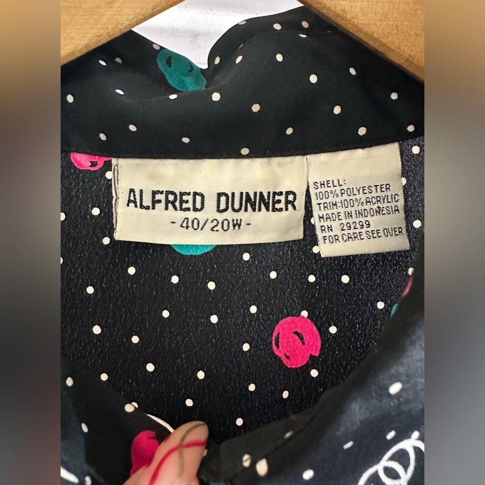 Vintage Alfred Dunner Women’s Blouse. Size 40/20W. EUC. Retro print. - Picture 5 of 10